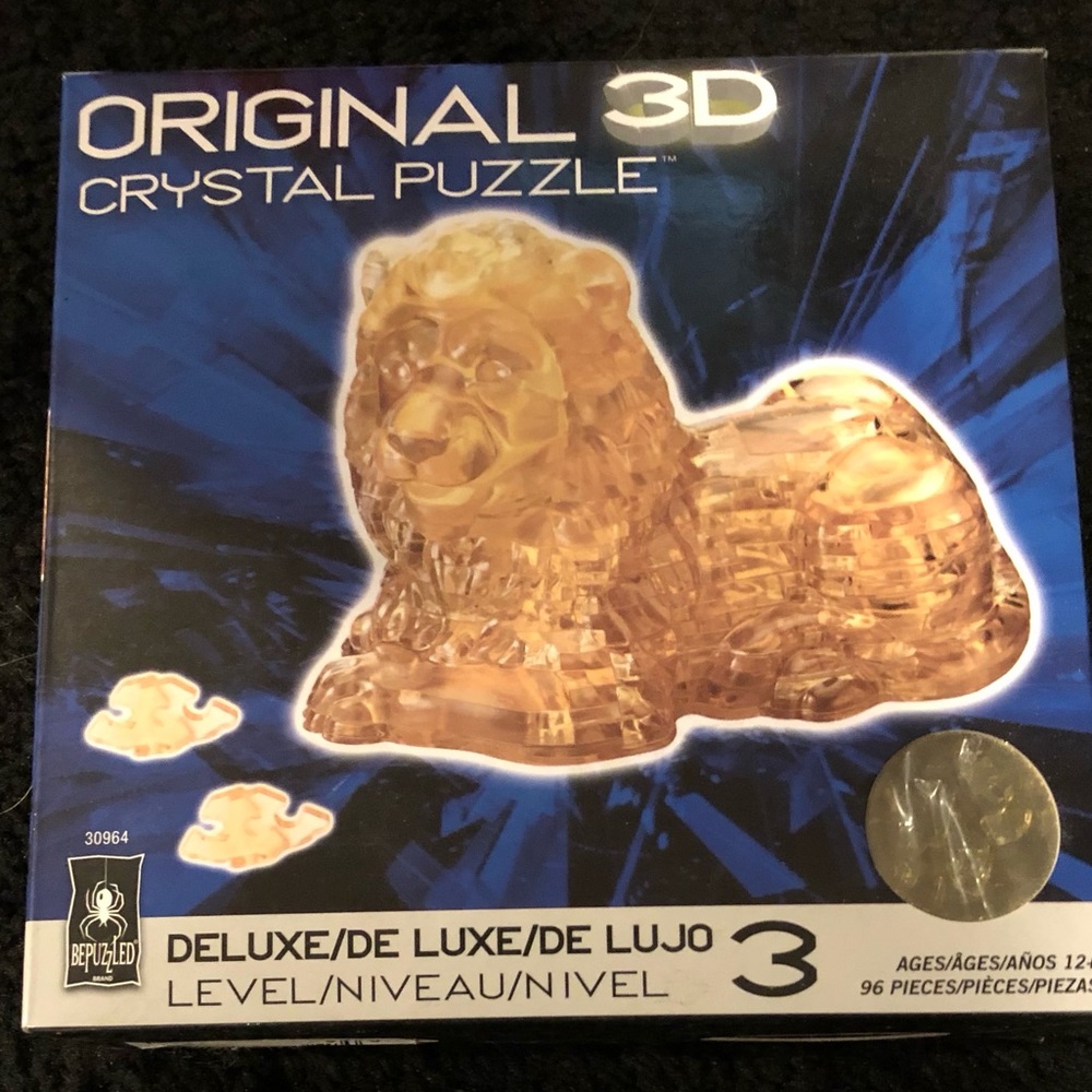 Previously “attempted” 3 dimensional lion puzzle